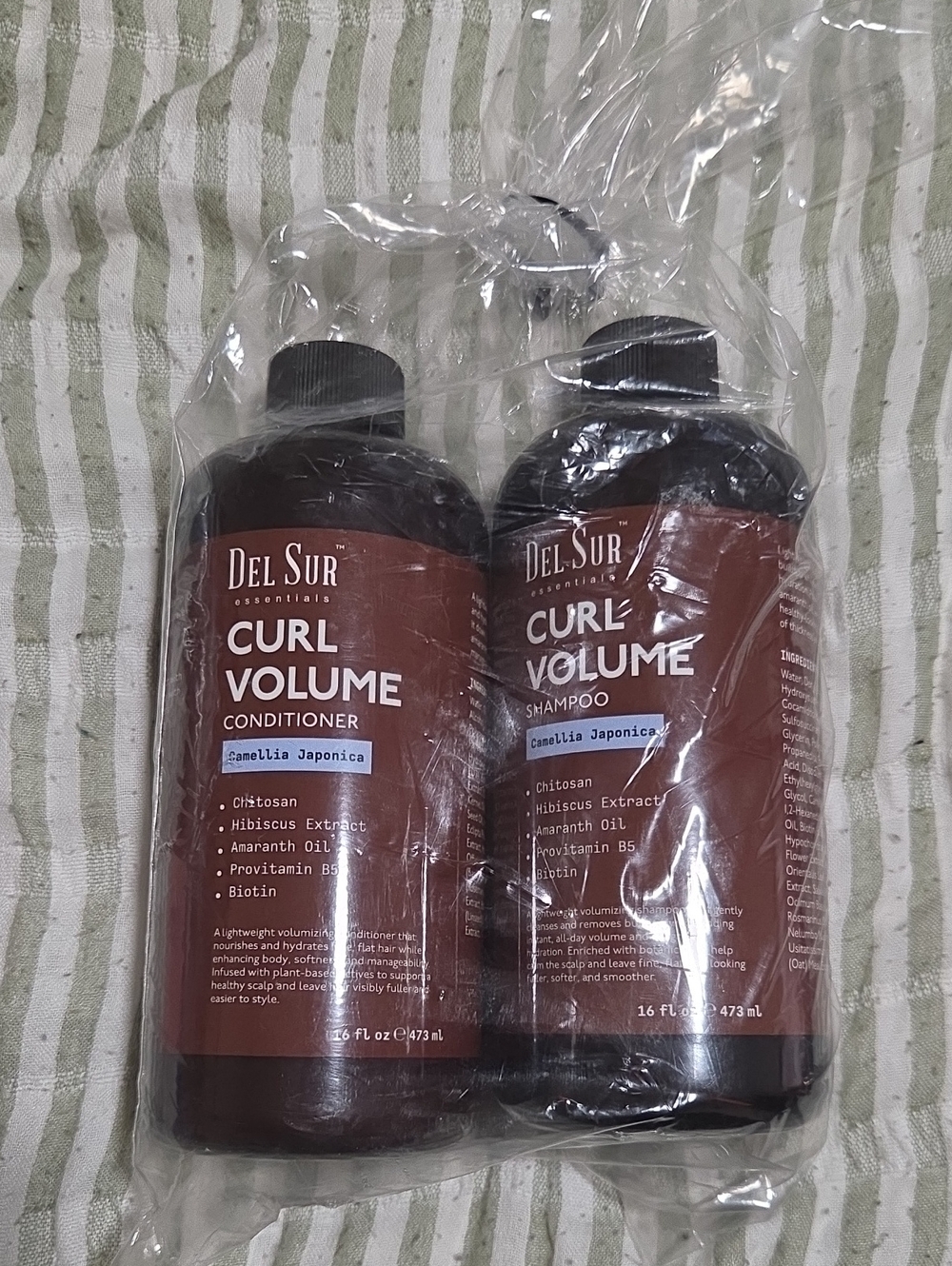 Curl Volume Shampoo & Conditioner Set — Brown